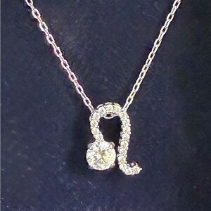 Swarovski Silver Necklace with Crystal Accents